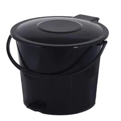 Black Pedal Dustbin