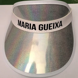 2024 summer uv protection silver pvc sun visor hat cap