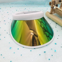 high quality environmental pvc sun visor hat cap for men women