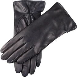Leather Plain Gloves