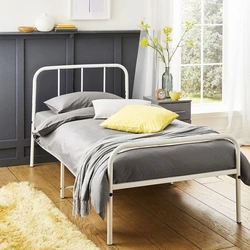 Round Head Metal Bed