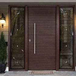 Dark Brown Swing Door 