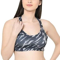 Ladies Printed Sports Bra