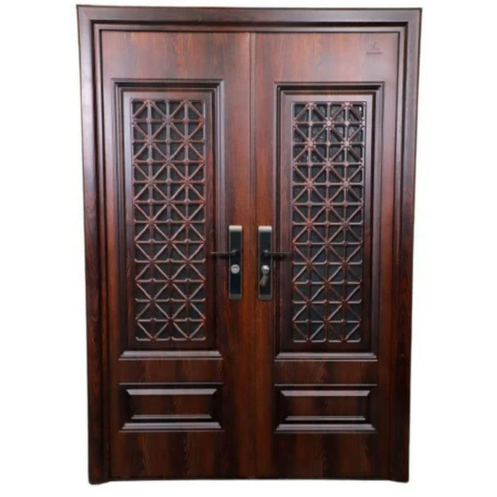 Metal Athulya Twin Door — French style steel material
