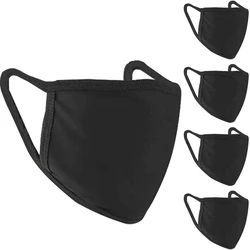 Black Cotton Face Mask