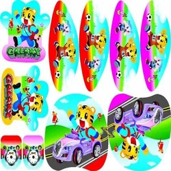 Tricycle Toy Stickers