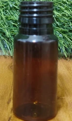 30 ML AMBER ROUND PET BOTTLE