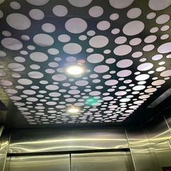 Elevator Designer Ceiling — Polished finishing