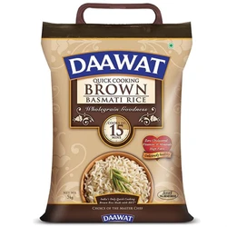 Brown Basmati Rice, ‎5000 Grams Weight, suitable