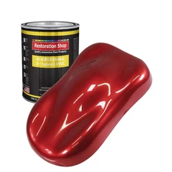 Red Car Paints, Acrylic type, Tin package, Coverage