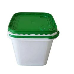 Square Plastic Containers, Locking system for foodstuff