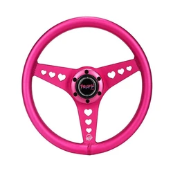 Pink Steering Wheel, High grade aluminum material