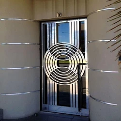 Stainless Steel Door Grill, Rectangular, apartment use