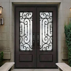 Modern Safety Door Grill, Exterior position, rectangular