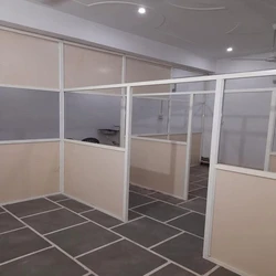 Hospital Aluminium Partition Door, Plain design, hinged