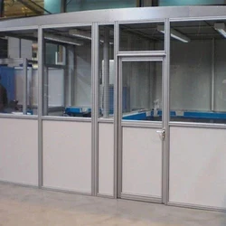 Rectangular Aluminium Partition Door, Glossy surface