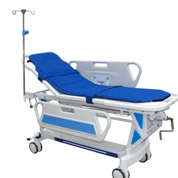Hospital Bed Stretcher, Mild and stainless steel
