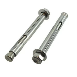 Sleeve Anchor Fastener, 5 inch size, polished finish
