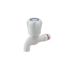 White Plastic Bib Cock