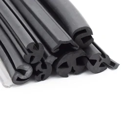 Waterproof Door Glass Window Rubber, D shape, b shape
