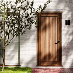 Wood Composite Door, Polished surface finishing