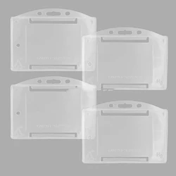 Horizontal ID Card holder, Transparent colours