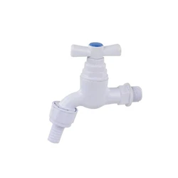 White Plastic Water Taps