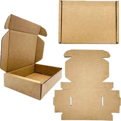 Small Cardboard Boxes, Custom printed, brown