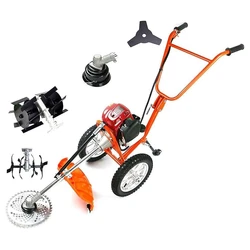 Mini Petrol Grass Cutter, Used in lawns, backyards
