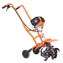 Hand Power Tiller, 6 blades, adjustable working width