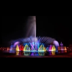 Colored Musical Fountain