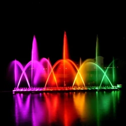 Programmable Musical Fountain — 40 ft Fountain Height