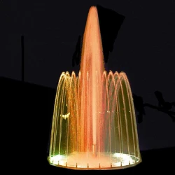 Outdoors Musical Fountain