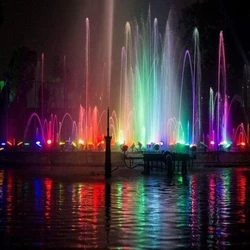 Rotating Musical Fountains