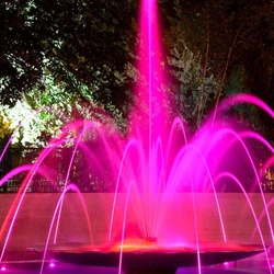Pink Outdoor Fountain