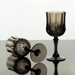 black disposable wine glasses, Shatterproof, Elegant