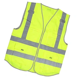 Metro Fluorescent Reflective Jacket, Cross Belt Type