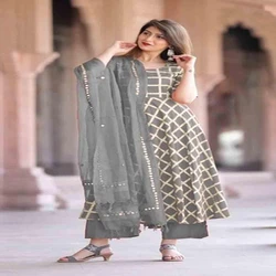 Printed Ladies Kurti Black Colour Cotton Straight Kurta
