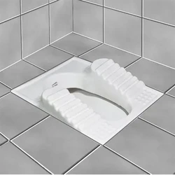 Squat Indian Toilet Seat, Different shapes, white