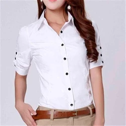 Top Brand Ladies Shirt New Design Casual Office Wear