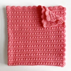 Printable baby blanket crochet lightweight, stitched