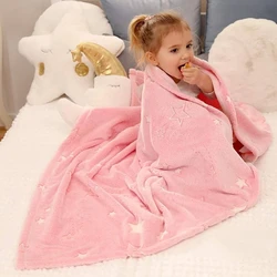 Soft fluffy children's blanket machine washable