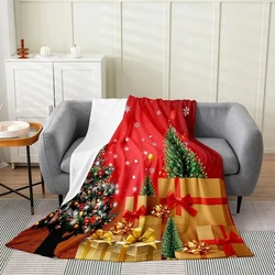 Lightweight children's christmas blanket,breathable