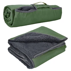 Foldable outdoor warm blanket, waterproof & wind-proof