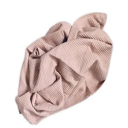 Machine washable, ultra soft baby blanket waffle