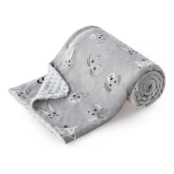 Compact and portable, cosy soft silky blanket