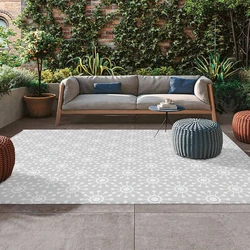 White Outdoor Rugs Waterproof and non slip