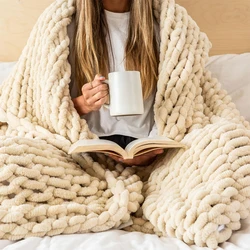 Handmade Wool Blanket Throw, different patterns
