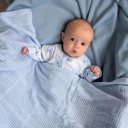 Cellular Blanket Swaddle, Pure Organic Cotton