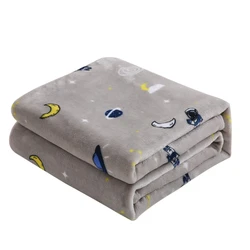 Space Baby Blanket, fleece polyester fabric, durable